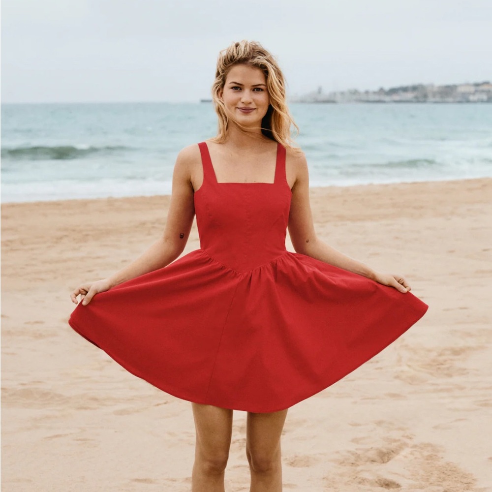 H&M Vibrant Red Mini Dress